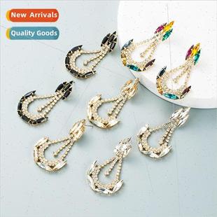 personalized creative anchor-like colorful rhinestone rhines