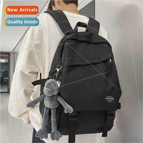 Schoolbag male ins tide ancient sense backpack tide campus s
