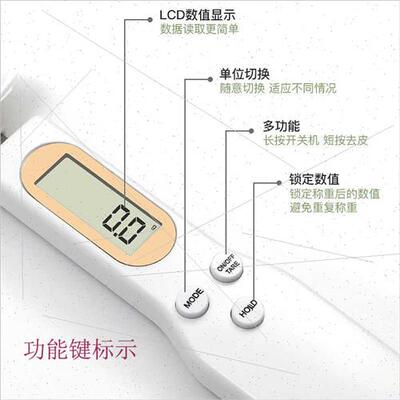 Digal Display Pet Gram Scoop Dog Cat Electronic Measuring Sc