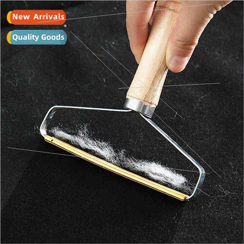 Wooden handle shaver does not hurt clothes hair remover twee