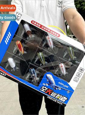 Children play house inertia back to alloy small aircraft toy
