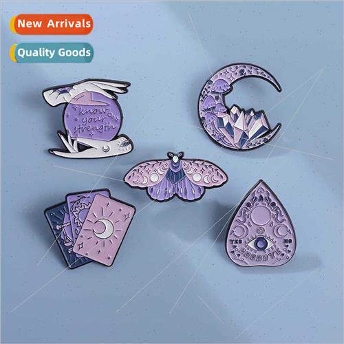 Halloween Series Dark Purple Geometric Badge Fine Patterns c