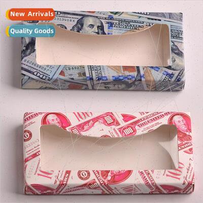 Fake Eyelash Dollar Box Pair Rectangular Carton Eyelash Doll