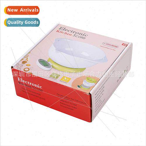 303B Kchen Scale wh ze BowlElectronic Kchen Plate Scale5KG/1