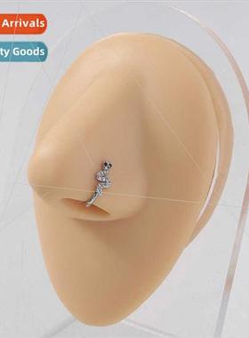 New nose jewelry Europe popular  piercing nose clip snake fa