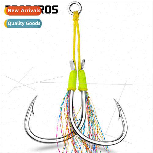 Mackerel Hooks Tied Hair Hooks Big Game Sea Fishing ngle Hoo