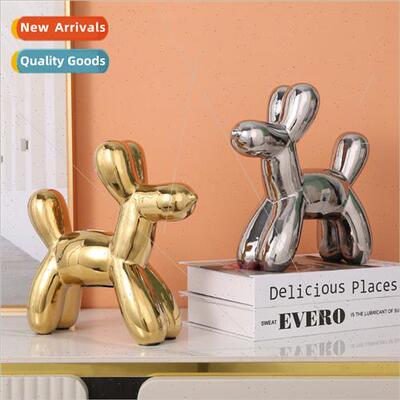 Modern minimalist ceramic plating balloon dog entryway livin