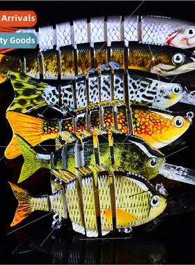 6PCS Multi-Jointed Fish re Set Approx. 100G New  res Hard Ba