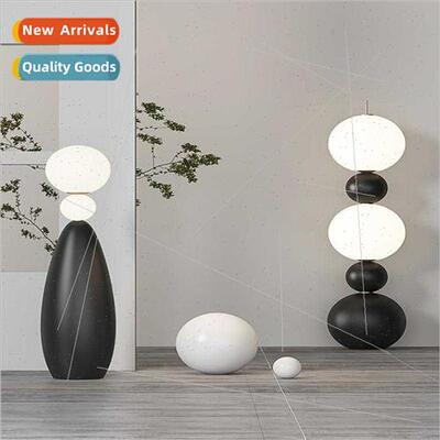Modern simple living room floor lamp hotel showroom sample r