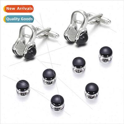 Enamel Buttons Innovative Music Headphones Doorstop Buckle B