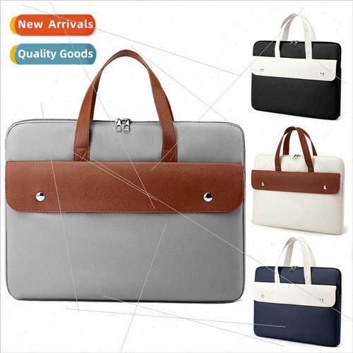 15.6 inch computer bag male PU handbag briefcase 14 inch lap