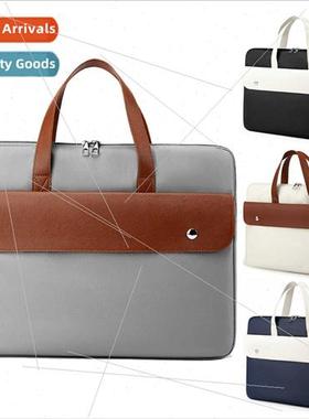 15.6 inch computer bag male PU handbag briefcase 14 inch lap