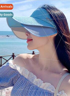 2023 Korean  hat female high  lace drilling pull plate sunsc