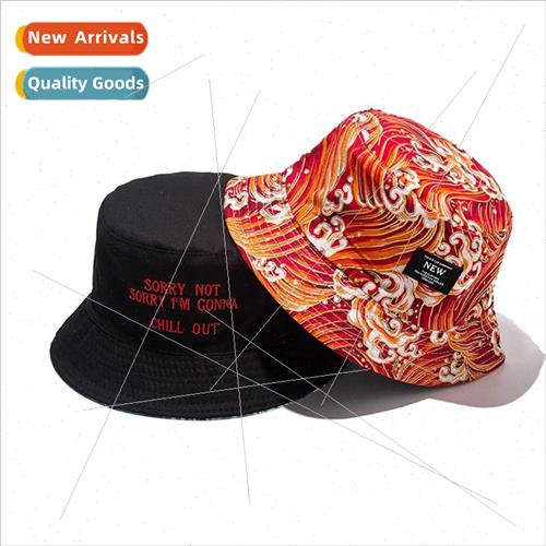 Harajuku ins double-sided waves wear fisherman hat children