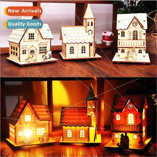 Christmas holiday decorations 9.5cm three-dimensional primar