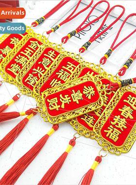 Gold foil flocking pendant plant potted plant hanging Christ