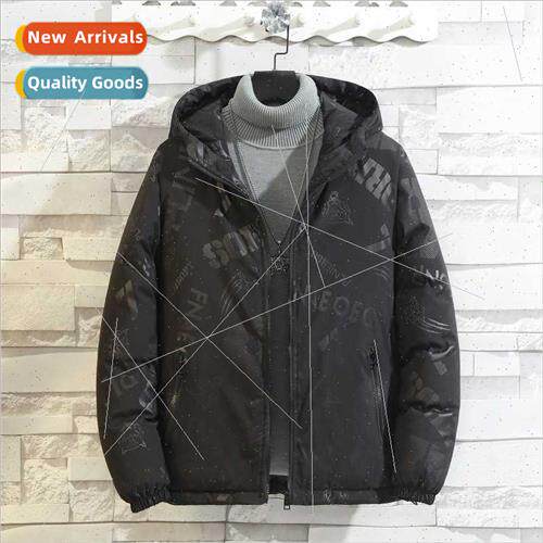 Fat plus size cotton jacket men winter jacket Korean  nd sho
