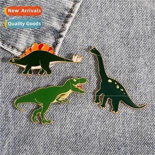 alloy oil animal new brooch creative dinosaur Fashion drop
