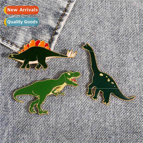 Fashion new creative alloy oil drop dinosaur brooch animal c