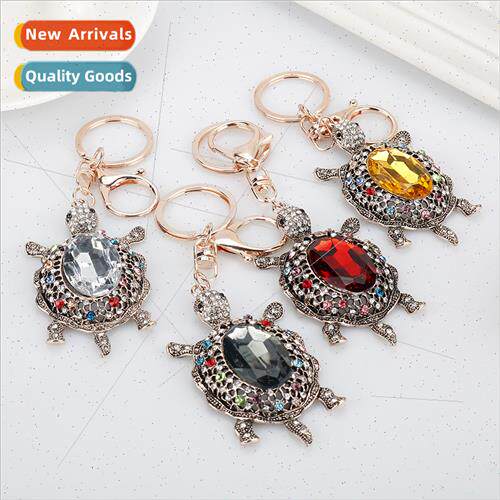 New drilling turtle alloy keychain alloy sea turtle key ring