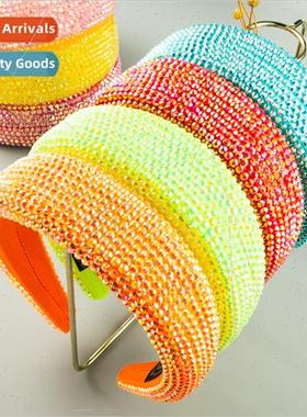 ins Europe fashion fabric resin diamonds full diamonds spong