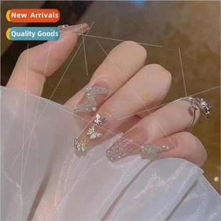 Gold Patch Wear Premium Nail Flutter Feeling Butterfly