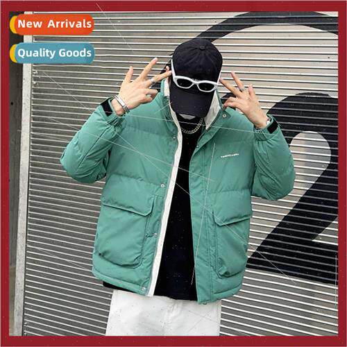 High- men winter stand-up collar down jacket HK casual warm