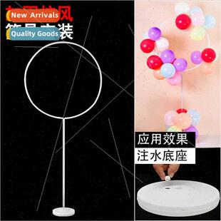 garlbracket column circle birth display stparty curb Balloon