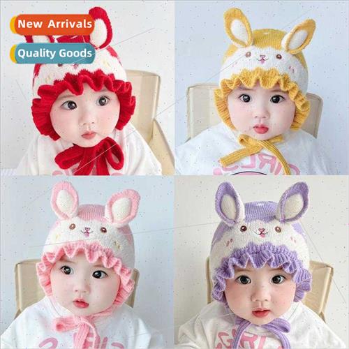 Baby hat cartoon three-dimensional rabb ears baby ear protec