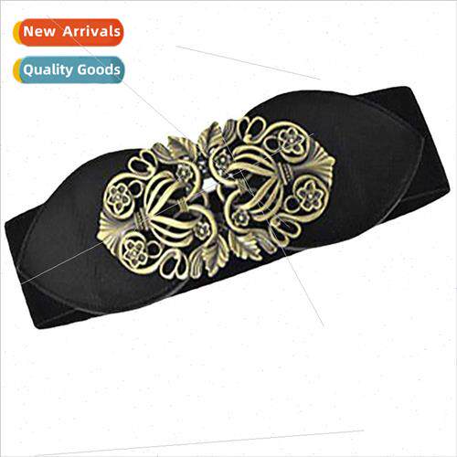 Belt female wide Korean large size belt elastic waist belt f