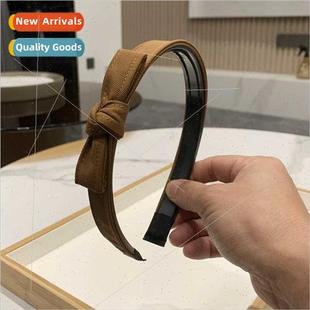 simple versatile band new fema hair headband bow Korea small
