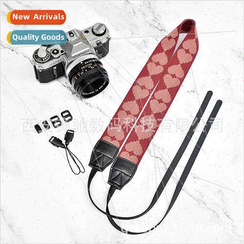 Red Peach Camera StrapPink Peach DSLR Camera StrapMicro SD C