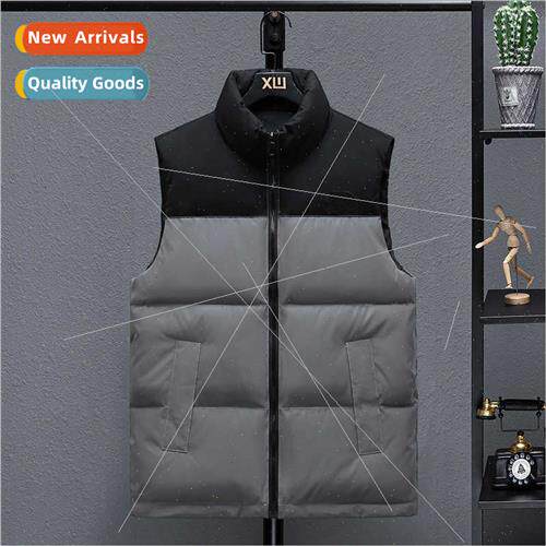 Men winter down cotton vest Korean  nd undershirt sleeveless