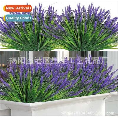 mulation Plants Outdoor Fake Monkey Grass Wh Flowers Artific