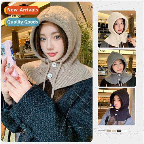 8422 winter Korean  Barak Rafa hat female warm neck onePCS k
