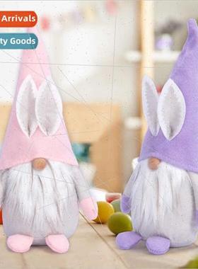 2023 Easter Decoration Bunny Tricolor Rudolph Figurine Facel