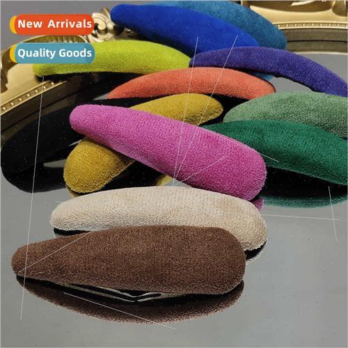 bb clip Korean sweet colorful water drop sponge hair clips g