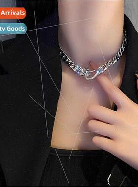 Europe sexy necklace necklace wh diamonds silver snake vinta