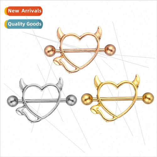 Europe Imp pple Nails Body Piercing Jewelry Heart pple Ring