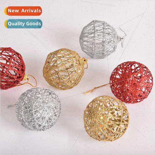 New 6cm iron Christmas ball Christmas e decoration hanging h