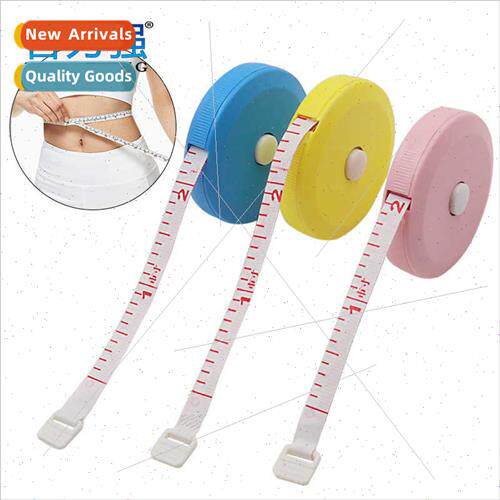 Multi-purpose Round Plastic Tape Measure 1.5m Automatic Retr