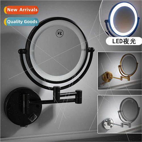 Bathroom mirror led wh lights makeup mirror wall mounted fol