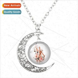 Dome Glass Pendant New Necklace Scales Moon Lawyer Judicial