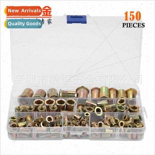 hea plated setRivet Nut 150pcs serrated zinc M10 nutsFlat