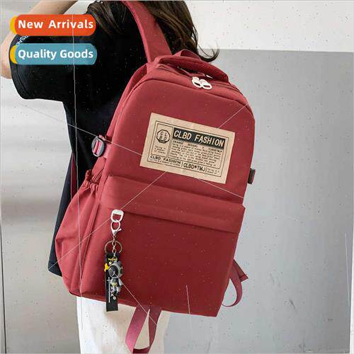 mple leisure shoulder bag schoolbag middle school schoolbag