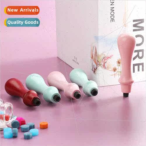Fire Lacquer Stamp Plastic Handle Macaron Color Fire Lacquer