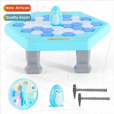Knocking penguin Icebreaker table demolion wall toys penguin