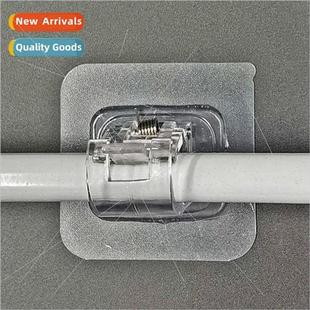 telescopic hooks fixing clip sticker Curtain bracket rod