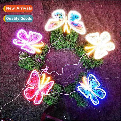 Outdoor butterfly waterprolandscape modeling lights park squ