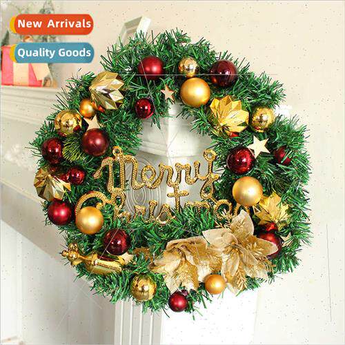 New Christmas wreaths door hanging simulation flowers Christ